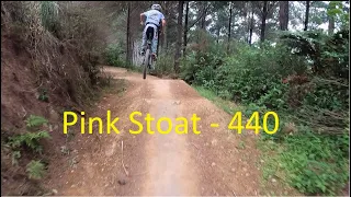 Shredding pink stoat - 440 - on my 24" Norco Fluid - RAW