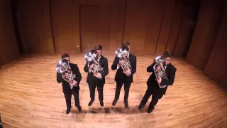"Star-Spangled Banner" (arr. Adam Mullin) - North Texas Euphonium Quartet Video