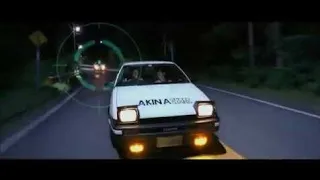 Initial D Live Action Scene AE86 vs Evo 4