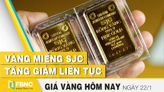 Giá vàng hôm nay 22/1 | Vàng miếng SJC biến động mạnh | FBNC