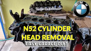 How To Remove The Cylinder Head On An BMW N52 Engine [BMW N52 Rebuild Part 3]