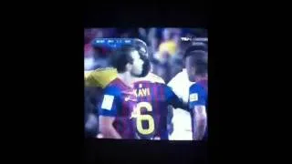 Barcelona vs Real Madrid Fight in Spnaish Super Cup Final  (17-08-2011)