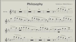 Syntheticsax – Philosophy (Backing track & Score for sax)