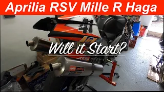 Aprilia RSV Mille Haga Replica: Giving it some TLC but will it finally RUN ???