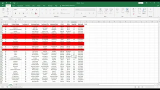 Conditional Formatting | Highlight entire row based on cell value