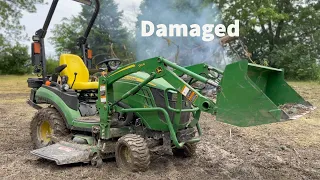 Overgrown Farm Cleanup 2 & 1025R Damage