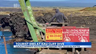 Visitor dies on Big Island after swept away at South Point cliff dive
