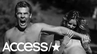 Josh Brolin & Pregnant Wife Kathryn Pose Topless Together Just Days Ahead Of Her Due Date | Access