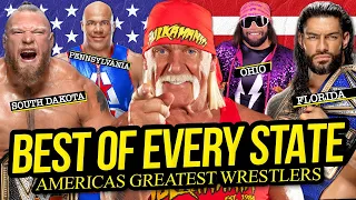 The Best Wrestler from Every State in the USA!