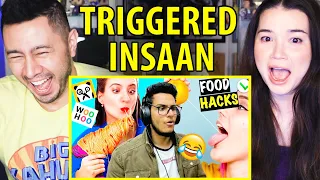 TRIGGERED INSAAN | I Found The Weirdest Food Hacks | Crafty Panda & Woo Hoo Are Awful!! | Reaction