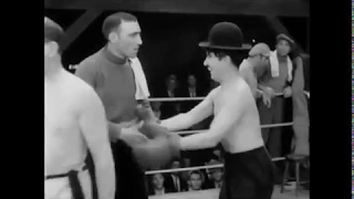 1931 Charlie Chaplin's boxing scene