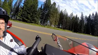 Polaris Slingshot  And Corvette Passing