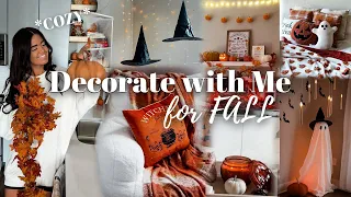 FALL DECORATE WITH ME 2023 | cozy, boho, spooky autumn decor 🍂