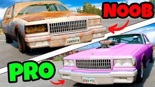 UPGRADING an Old RUSTY Car into an 800HP Beast in BeamNG Drive Mods!