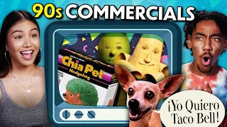 Teens React To 90s TV Commercials (Chia Pets, Taco Bell & More!)