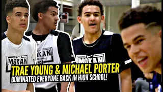 Trae Young & Michael Porter Jr Were The MOST DOMINANT Duo In AAU! NASTY Handles, Dimes & Dunks!