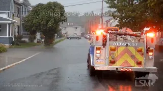 08-07-2023 Sunbury, PA - Water Rescues, Flash Flooding, Basements Flooded After Severe Thunderstorms