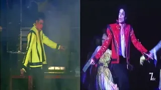 Michael Jackson Thriller Oslo 1992 vs Bucharest 1996