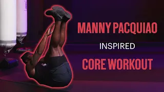 Boxing Core Workout Inspired by Manny Pacquiao (No equipment needed)