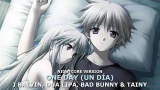 Nightcore - UN DÍA (ONE DAY) (J Balvin, Dua Lipa, Bad Bunny & Tainy)