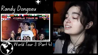 Randy Dongseu - World Tour 3 to 27 Countries & sing in 27 different Languages! [Reaction Video P4] ✨