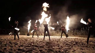 Фаер шоу в Чернигове. Огненно-пиротехническое шоу Reiton. fireshow Киев