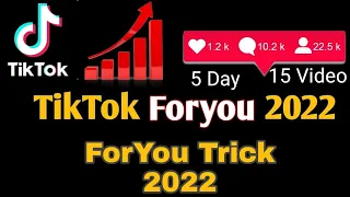 TikTok 6.8M Views ForYou Trick 2022 | Tiktok Foryou Trick with proof | Tiktok Foryou New Trick 2022