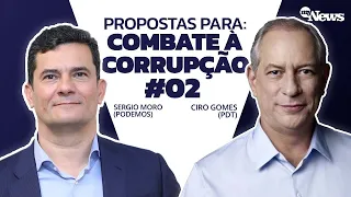 Combate à corrupção: conheça as propostas de Sergio Moro e Ciro Gomes