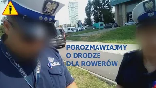 Dżak Nikulson na tropie, czyli policja i rowerzyści