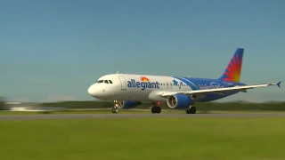 @Allegiant Unveils New Make-A-Wish Livery -- Time-Lapse