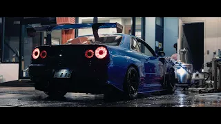 900HP Nissan R34 GT-R in Tokyo - Raw Sound | 4K