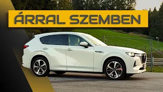 Árral szemben. Mazda CX-60 E-Skyactiv 3.3D AWD 2023 - DRIVEN új autó és fogyasztás teszt