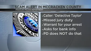 Police warn of phone scam in McCracken County