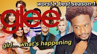 I watched the WORST and BEST rated episodes of GLEE *Season 1*