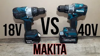 Makita 40v Hammer Drill VS Makita 18v Hammer Drill | Makita 40v Max HP001G Review FULL REVIEW