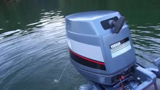 Yamaha 30 HP on Jon boat. Lake test.