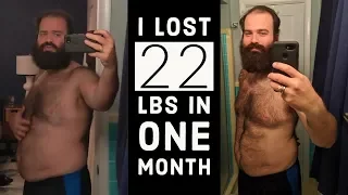 Weight Loss: I lost 22lbs in a month using intermittent fasting techniques