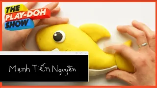 Baby Shark BTS Ngừng chuyển động - Đất xếp Play-Doh - Âm nhạc trẻ em