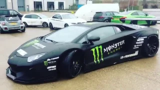 Liberty walk lamborghini aventador LB walk LB performance rev up.