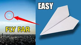 How To Make Paper Airplane Easy that Fly Far