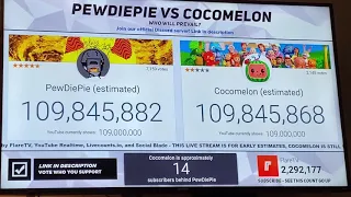 My reaction to Cocomelon passing Pewdiepie