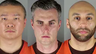 WARNING: GRAPHIC CONTENT - Jury deliberates fate of former police officers in Floyd death