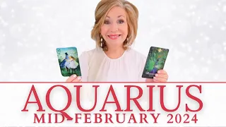 AQUARIUS : A BREAKTHROUGH Changes Your DESTINY! MID-FEBRUARY 2024 TAROT