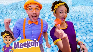Play in the Ball Pit with Blippi & Meekah | Educational Videos for Kids | Blippi and Meekah Kids TV