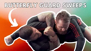 Shoulder Crunch Sweep | Head & Shoulder Clamp Sweep | Butterfly Guard