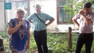 Зустріч нардепа Гузя в одному з дворів Володимира-Волинського