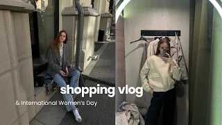 SHOPPING VLOG / 8 березня / образи від H&M, Reserved, Stimma / жіночий день