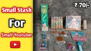 Diwali stash 2020 ll Unboxing with price ll fire crackers stash experiment.