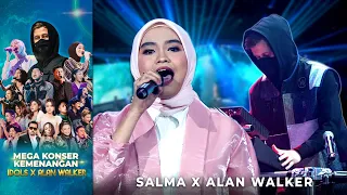 Alan Walker X Salma - Alone | MEGA KONSER KEMENANGAN IDOLS X ALAN WALKER