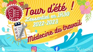 Tour d'été 2023 - Médecine du travail